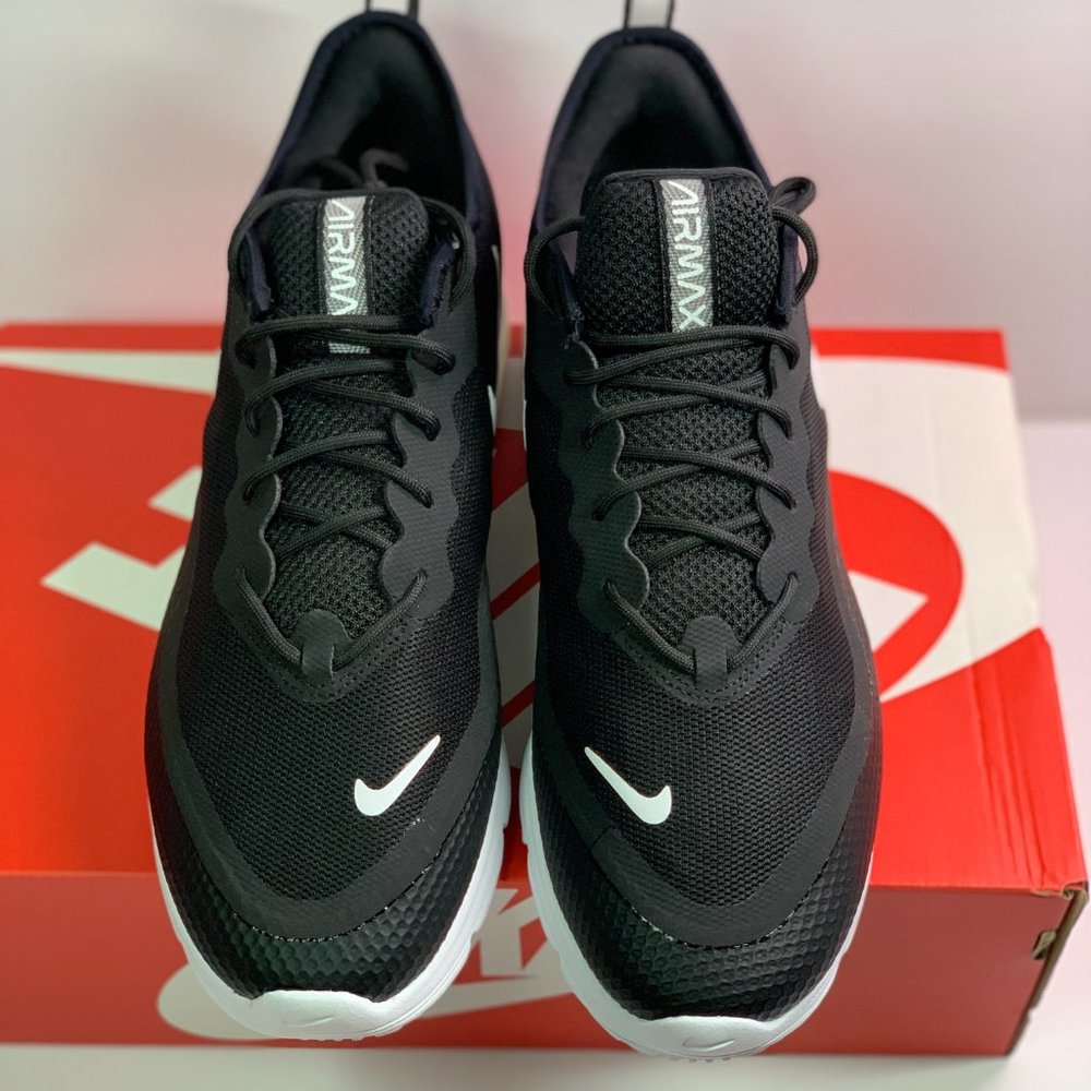 NIKE AIR MAX SEQUENT 4.5 BLACK/WHITE - Picture 7 of 8